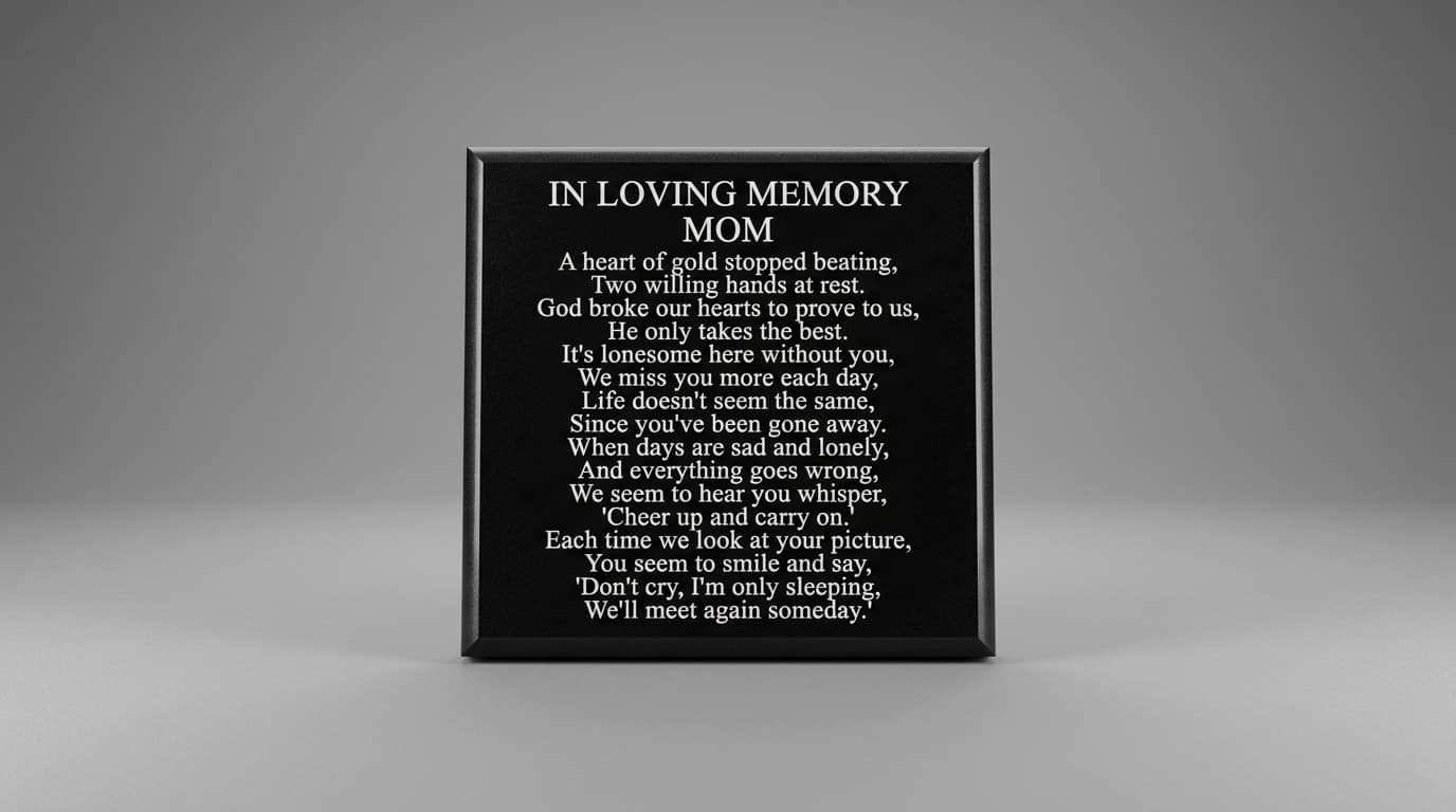 Glass & plaques examples